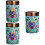 3Pcs Ceramic Tea Storage Can Multi Color for Loose Tea Leaves 7