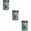 3Pcs Ceramic Tea Storage Can Multi Color for Loose Tea Leaves 9