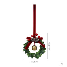 Nuova ghirlanda di campanelle natalizie 2025 | Decorazioni vintage con campanelle argentate per albero, ghirlanda, caminetto e ornamento da