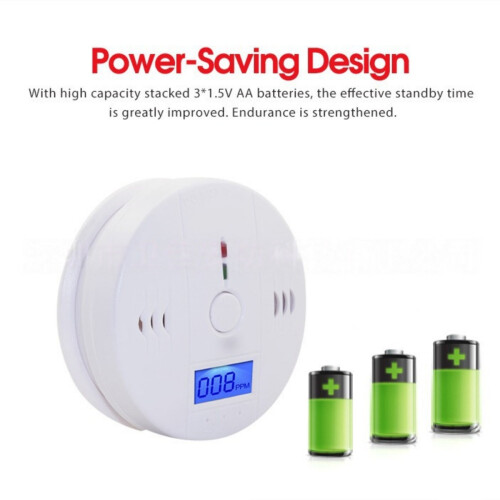 Battery-Powered Carbon Monoxide Detector | Reliable Home Alarm 2