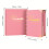 Elegantes Tagesplan-Notizbuch mit festem Einband und-Rosa 4