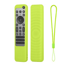 Antislip Silicone Skin For TX800C Remote-fluorescent green