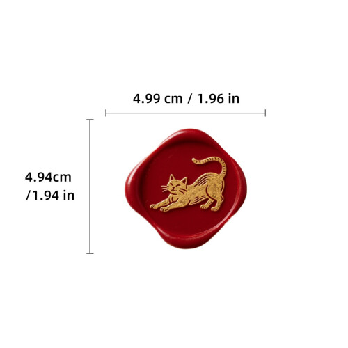 Σετ 56 αυτοκόλλητων κεριών Elegant Wax Seal - Αδιάβροχο Vintage Design για ημερολόγια, άλμ 1