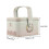 Beige Tinplate Gift Box Candy Cookie Storage Container Durable 2