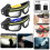 2 pcse Multifunctional Glasses Light - TYPE-C Rechargeable Sensor Headlamp, Compact Portable Warning Light 3