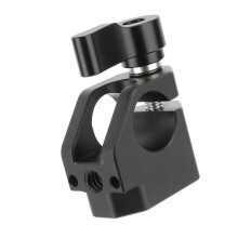 Aluminum Single Hole Pipe Clamp For 15mm Diameter Pipes Mounting