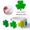 Multipurpose 3.8cm 4-leaf Shamrock Sticker For Creative-3 6