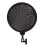 2X Microfono Professionale Mic Shock Mount con Supporto Articolato Shield   Stand per Studio Broadcast 2