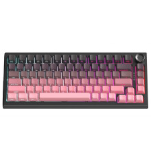 Ultimate Black Friday Bundle: 3-Mode Gasket Keyboard with PBT Keycaps & 8000mAh Battery | Wireless, Hot-Swa