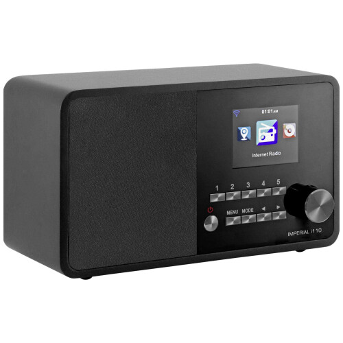 i110 WLAN-Internetradio mit Media-Player-Funktion Schwarz