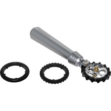 Set di utensili - set di utensili Marcato - 11504001 - Ruota per pasta argentata - roulette per tagliare la pasta con 3 tipi di taglio