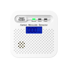 Detector de monoxid de carbon pentru casă și mașină - Mini alarmă portabilă de CO cu ecran LCD digital