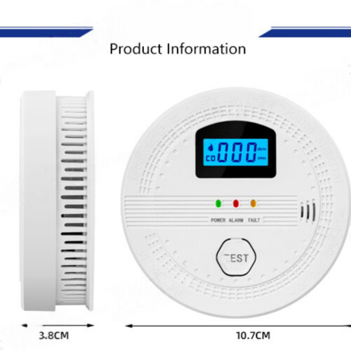 Battery-Powered 2-in-1 Combination Smoke and Carbon Monoxide Detector