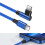 Fast Speed PD60W Charging Cable USB C To USB C 90-2m Blue 5