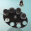 Plateau de support de microphone multiple avec trou fileté de 7