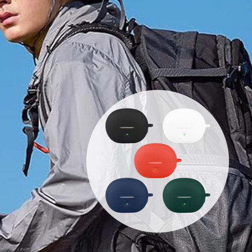 Siliconen Wrap Guard Shell Oordopjes Behuizing Beschermen-Wit 2