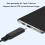 Adaptateur réseau Plug And Play Type C vers-Type de coude de 3 m 6