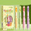 Pack Of 4 Clicks Gel Pen Smooth Quick Drying 0.5mm Ink Roller 2