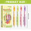 Pack Of 4 Clicks Gel Pen Smooth Quick Drying 0.5mm Ink Roller 3