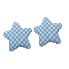 Aanpasbare Twin Blue Plaids Star Headsets Accessoires Zacht