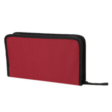 Poignée commode de cas de disque de textile d'Oxford-Rouge