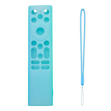 Coque fine en Silicone pour télécommande de-bleu clair