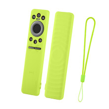 Housse en Silicone antidérapante pour télécommande-vert fluo