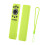 Housse en Silicone antidérapante pour télécommande-vert fluo 1