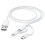 Hama Câble USB multiple - Hama - 3in1 - 1,0 m - Charge rapide - Blanc 2