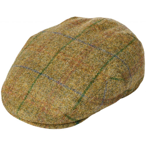 (Pattern 2503 - Beige, XL) Failsworth Newbury Tweed Wool Flat Cap