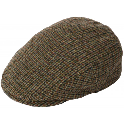 (Pattern 911 - Brown, L) Failsworth Mens Worcester Wool Flat Cap