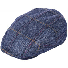 (Pattern 2501 - Blue, S) Failsworth Newbury Tweed Wool Flat Cap