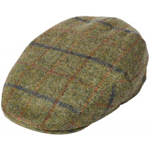 (Pattern 2504 - Dk Beige, M) Failsworth Newbury Tweed Wool Flat Cap