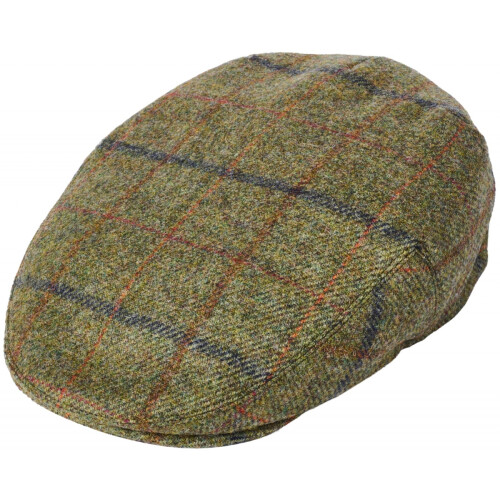 (Pattern 2504 - Dk Beige, M) Failsworth Newbury Tweed Wool Flat Cap