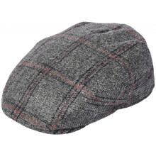 (Pattern 2502 - Grey, S) Failsworth Newbury Tweed Wool Flat Cap