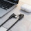 Câble de charge rapide USB C 60W, double connecteur à 90-3m Noir 3