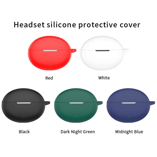 Earphone Protective Case Flexible Cover Sleeve for-Navy Blue 1