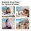 60-Minute Visual Timer with Night Light, Countdown Timer,Pomodoro Timer with Rainbow Pattern for Kids and A 5