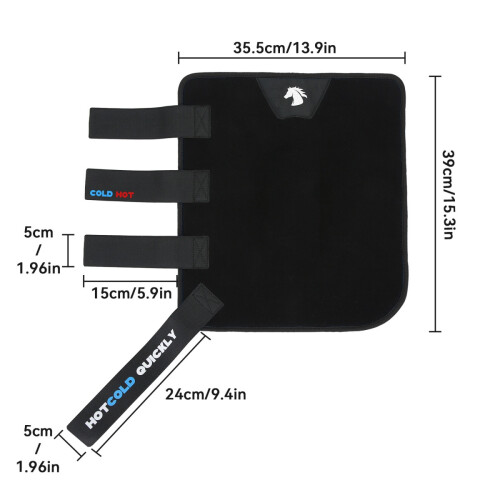 2025 Professional Ice Therapy Bandages | Equine Cryotherapy Support Wraps 2