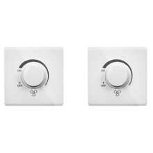 2X 86 Type Ceiling Fan Adjustment Stepless Speed Controller Wall 220V 10A