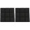 2Pcs 25X25X5cm Wallpaper Sticker Practical Acoustic Foam Panel Sound Stop Absorption Sponge Solid Sponge (Black) 1