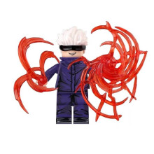 (Style A)Jujutsu Kaisen Gojo Satoru Bloque de Construcción de Plástico Hombre para Jugar Aprender y