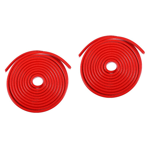 2Rolls Red Auto Edging Strip Durable Car Door Bumper Protection 1