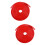 2Rolls Red Auto Edging Strip Durable Car Door Bumper Protection 3