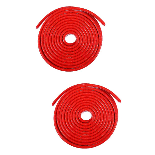 2Rolls Red Auto Edging Strip Durable Car Door Bumper Protection 2