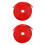 2Rolls Red Auto Edging Strip Durable Car Door Bumper Protection 4