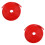 2Rolls Red Auto Edging Strip Durable Car Door Bumper Protection 6