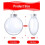 12PCS 60mm Oval Plastic Flat Disk  Ornaments DIY Paintable Empty Transparent Disc Globes Ornament 9