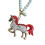 Décoration cheval en strass scintillants 3D Unique,-Rouge 1