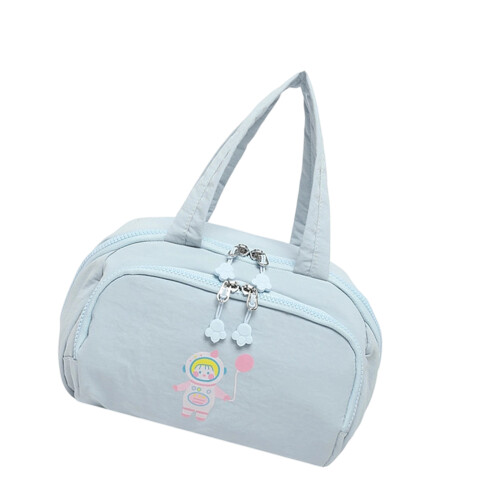 Multi Functional Wear Resistant Makeup Pouches Hand Carry-Blue